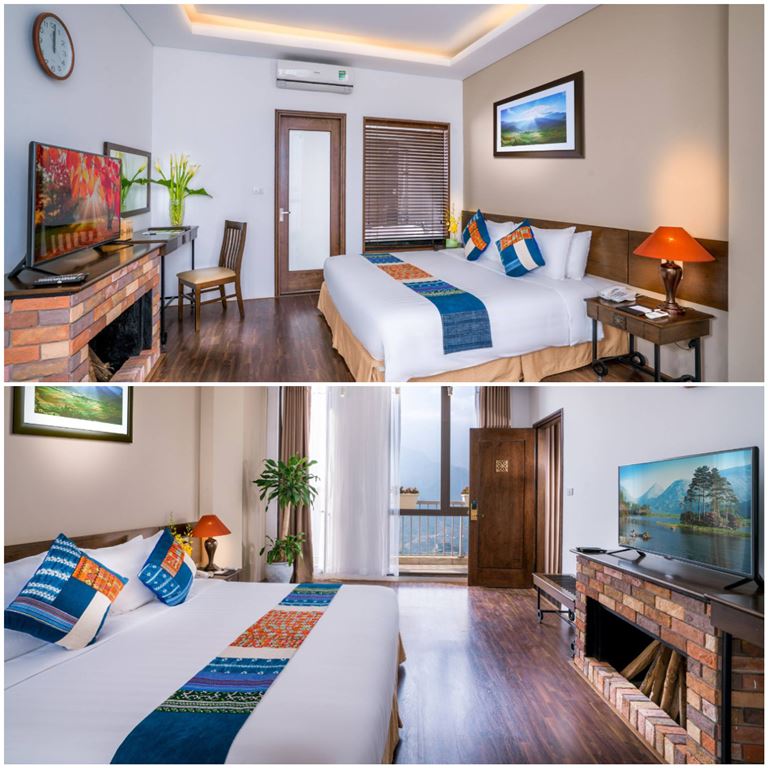 Hạng phòng Junior Suite là hạng phòng cao cấp hàng đầu tại Amazing Hotel Sapa, có ban công và tầm nhìn ra núi non. 