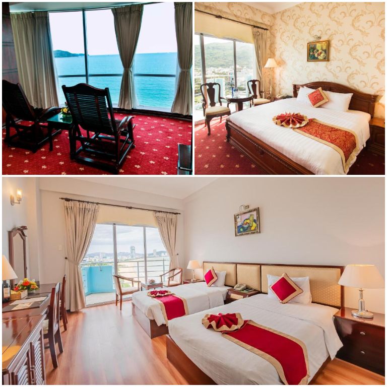 Các phòng nghỉ được thiết kế theo phong cách năng động với nhiều màu sắc nổi bật (nguồn: Booking.com).