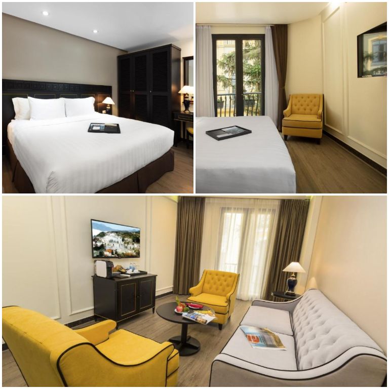 Khách sạn BB Sapa với 57 phòng nghỉ từ tiêu chuẩn đến cao cấp, các phòng mang lối kiến trúc đương đại với các gam màu lạnh. 