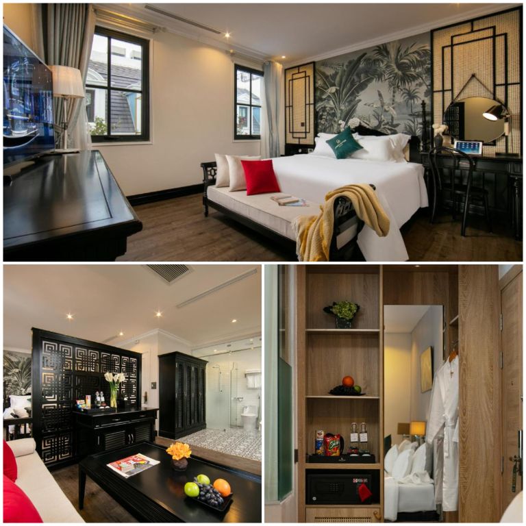 Nhờ thiết kế đặc biệt mà các phòng nghỉ của Green Suites Hotel luôn được yêu thích. 