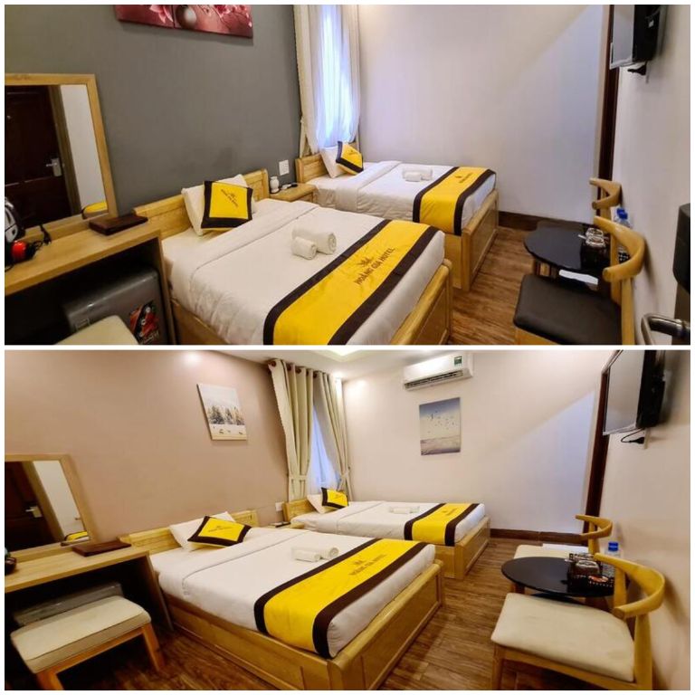Phòng 02 Giường Đơn tại Khách Sạn Hoàng Gia Côn Đảo hứa hẹn mang tới không gian lưu trú lý tưởng cho các cặp đôi. 
