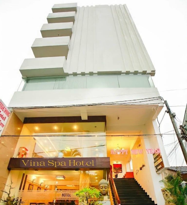 Vina Hotel Hue - khách sạn ở Huế giá rẻ mang thiết kế hiện đại kết hợp phong cách Hàn. 