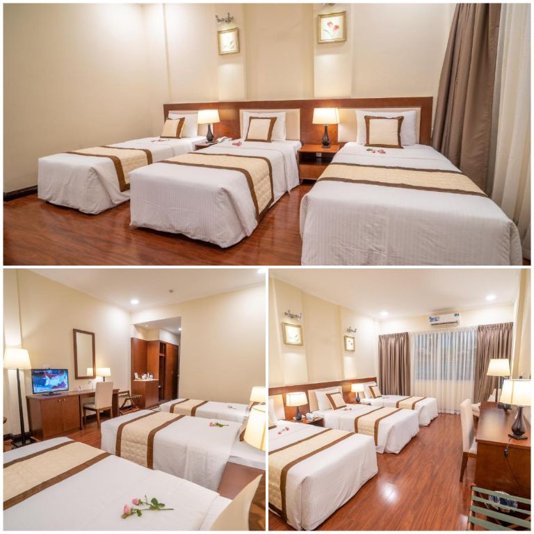 Và đây là không gian bạn sẽ nghỉ ngơi khi đến với Dong Khanh Hotel - khách sạn quận 5. 