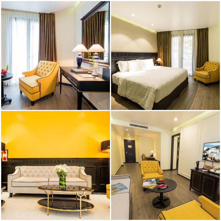khách sạn B&;B Sapa với hơn 50 phòng là sự kết hợp giữa các gam màu nóng và lạnh cùng nội thất gỗ đen. 