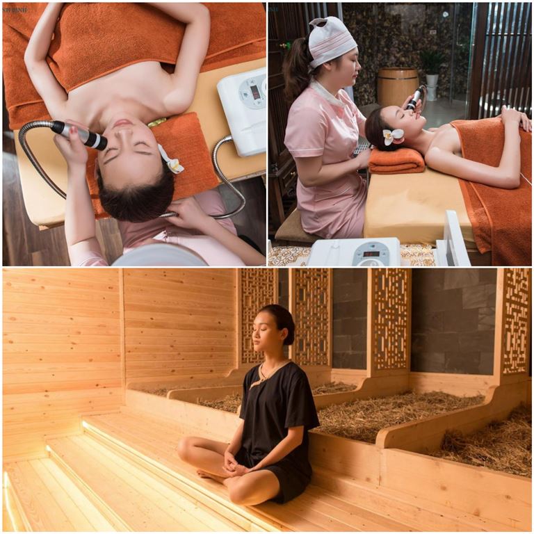 Du khách sẽ được tận hưởng những phương pháp massage, tắm lá thuốc truyền thống giúp lưu thông khí huyết, giảm stress. 