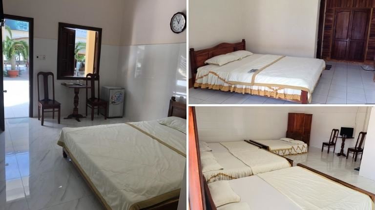 Khách sạn cung cấp các phòng nghỉ thiết kế giữa phong cách hiện đại và cổ điển, trang bị từ 1 - 4 giường đôi. 
