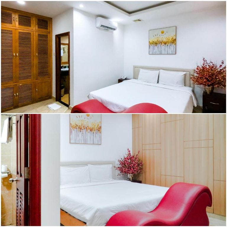 Khách sạn cung cấp hạng phòng Superior dành cho các cặp đôi hoặc nhóm bạn thân 2 người ấm cúng, tiện nghi. 
