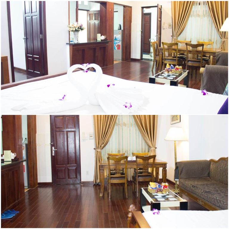 Các hạng phòng khách sạn có thiết kế đơn giản, được bố trí đầy đủ tiện nghi và có tầm nhìn ra sông Sài Gòn. 