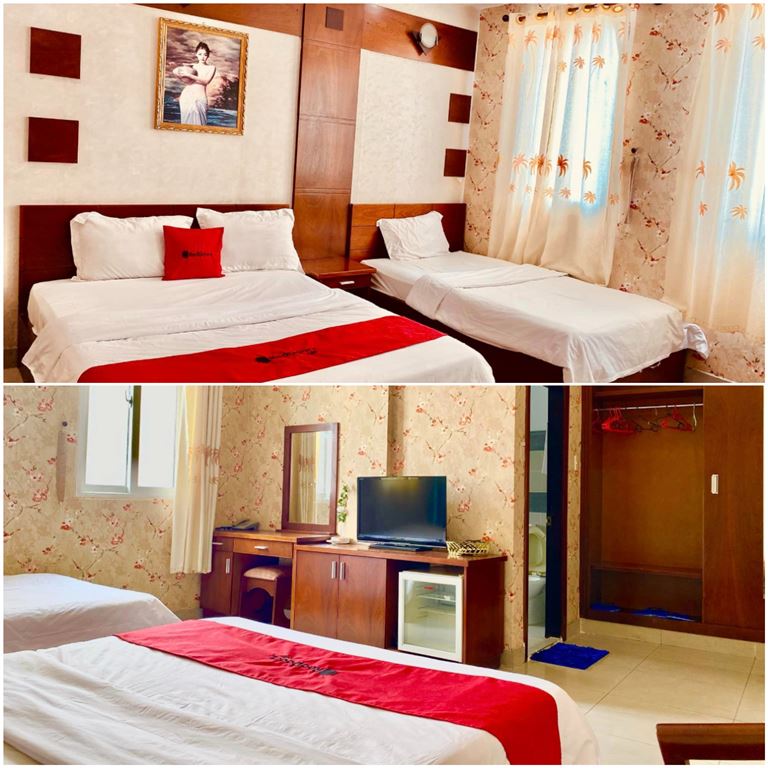 Không gian các phòng nghỉ tại Phương Thùy Hotel rộng rãi, phân thành các hạng từ cơ bản đến cao cấp.