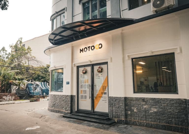 MOTOGO Hostel gần sân bay Nội Bài. 
