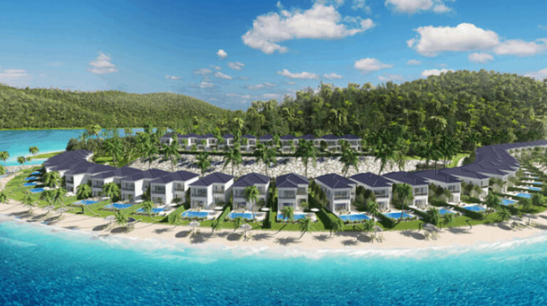 Villa Côn Đảo sở hữu chiếc view biển tuyệt đẹp, mang lại không gian sống tươi mát và trong lành.