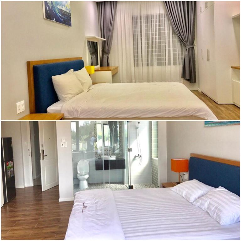 Phòng nghỉ tại Ocean Pearl Villa Vũng Tàu thiết kế đẹp, mang tính thẩm mỹ cao, diện tích rộng rãi, thoải mái. 