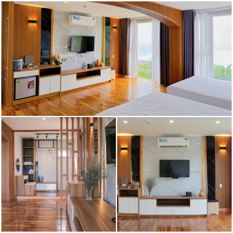 Sự sang trọng toát ra từ từng chi tiết có trong phòng nghỉ của KyCo Peninsula Quy Nhon Resort. 