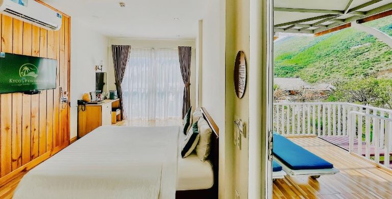 KyCo Superior Sea View là căn phòng đặc biệt nhất trong hệ thống phòng của KyCo Peninsula Quy Nhon Resort. 