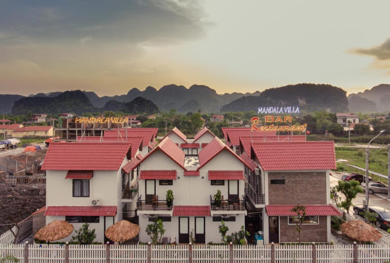 Mandala Villa Ninh Bình là điểm đến 3 sao rất được lòng du khách.