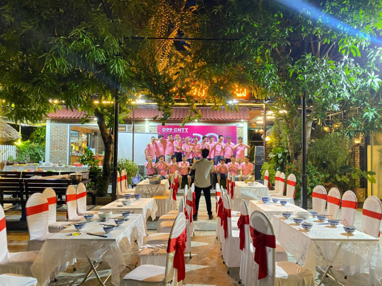Dịch vụ tổ chức sự kiện ngoài trời được rất nhiều khách hàng đánh giá cao bởi sự chỉn chu của villa.