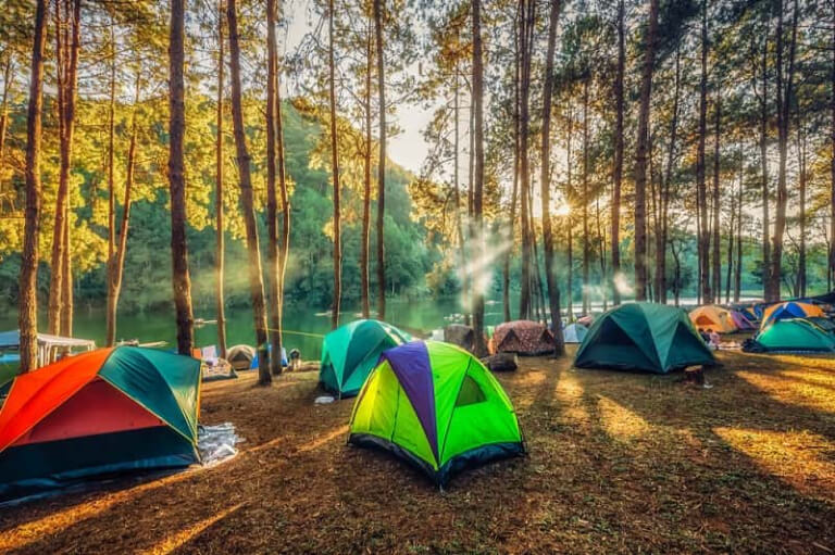 Cắm trại được nhiều du khách yêu thích bởi trải nghiệm mới lạ.