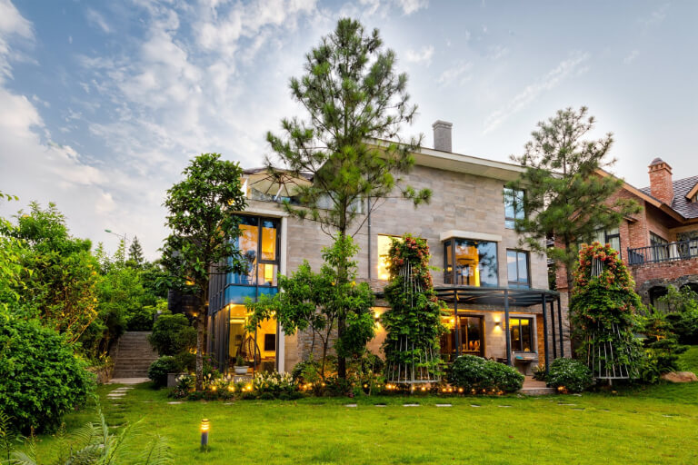 Z Villa Tam Đảo gây ấn tượng với không gian sống xanh.