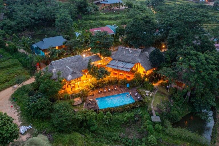 Villa Pù Luông Valley Home