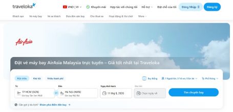 Săn vé máy bay giá rẻ cho chuyến du lịch quốc tế cùng AirAsia