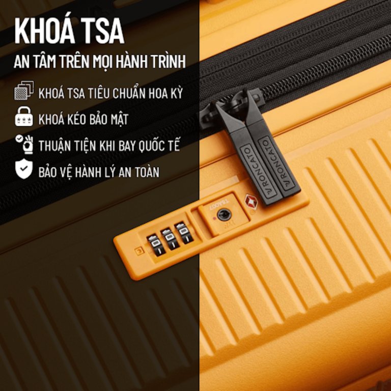 Khoá TSA - an tâm trên mọi hành trình.